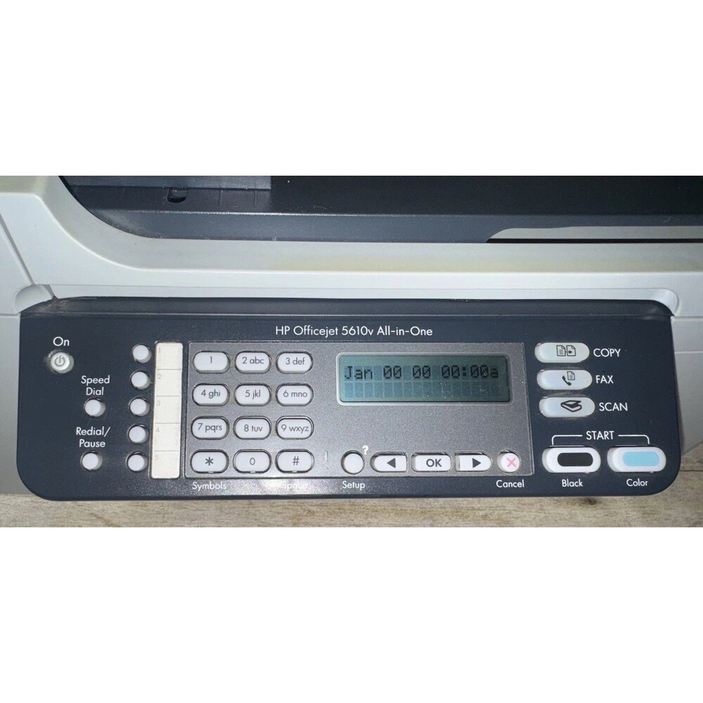 HP OfficeJet  5610 Color All-in-One Inkjet Printer/Copier/Scanner With Cords